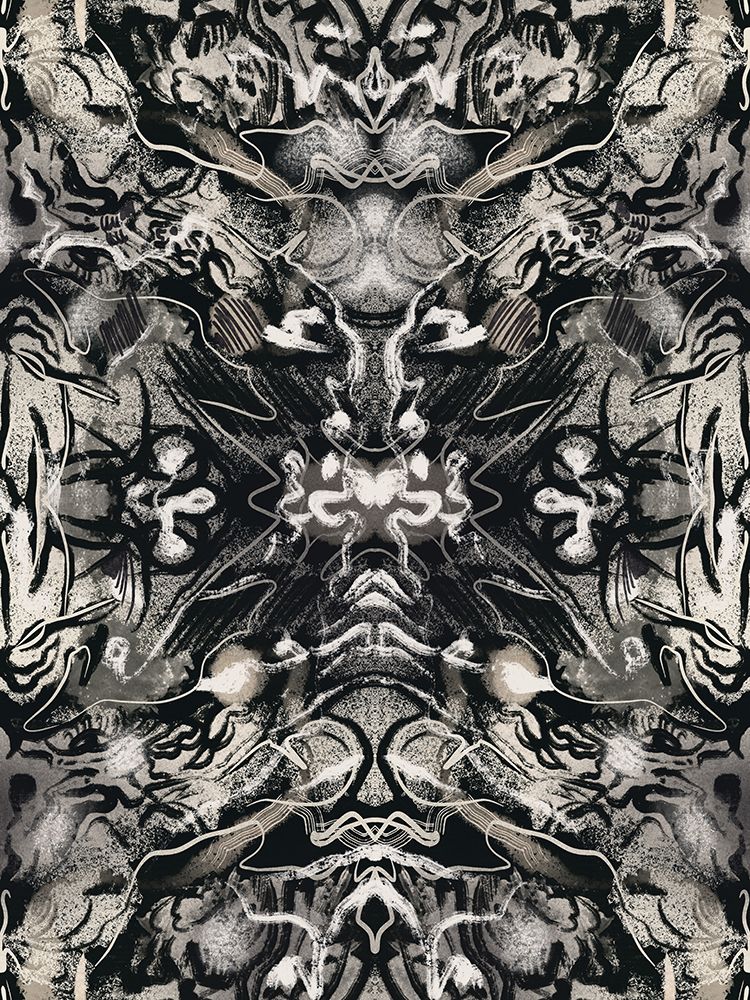 Organic Symmetrical Abstract art print by Little Dean for $57.95 CAD