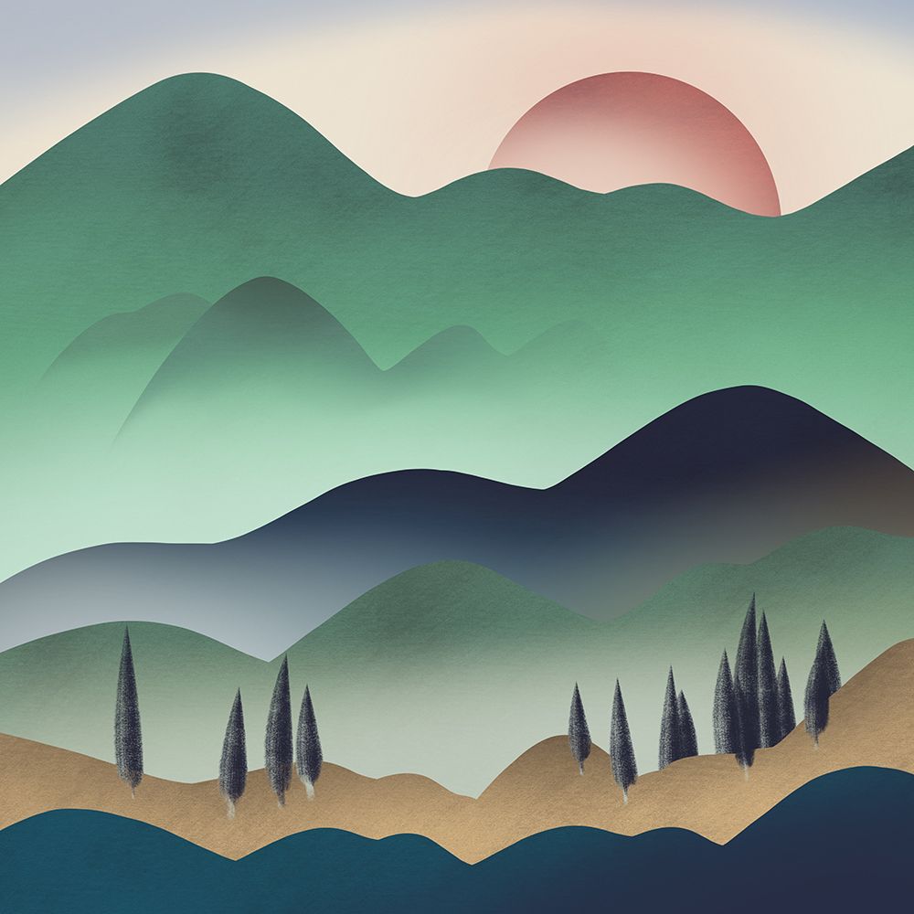 Gold Hill art print by Little Dean for $57.95 CAD