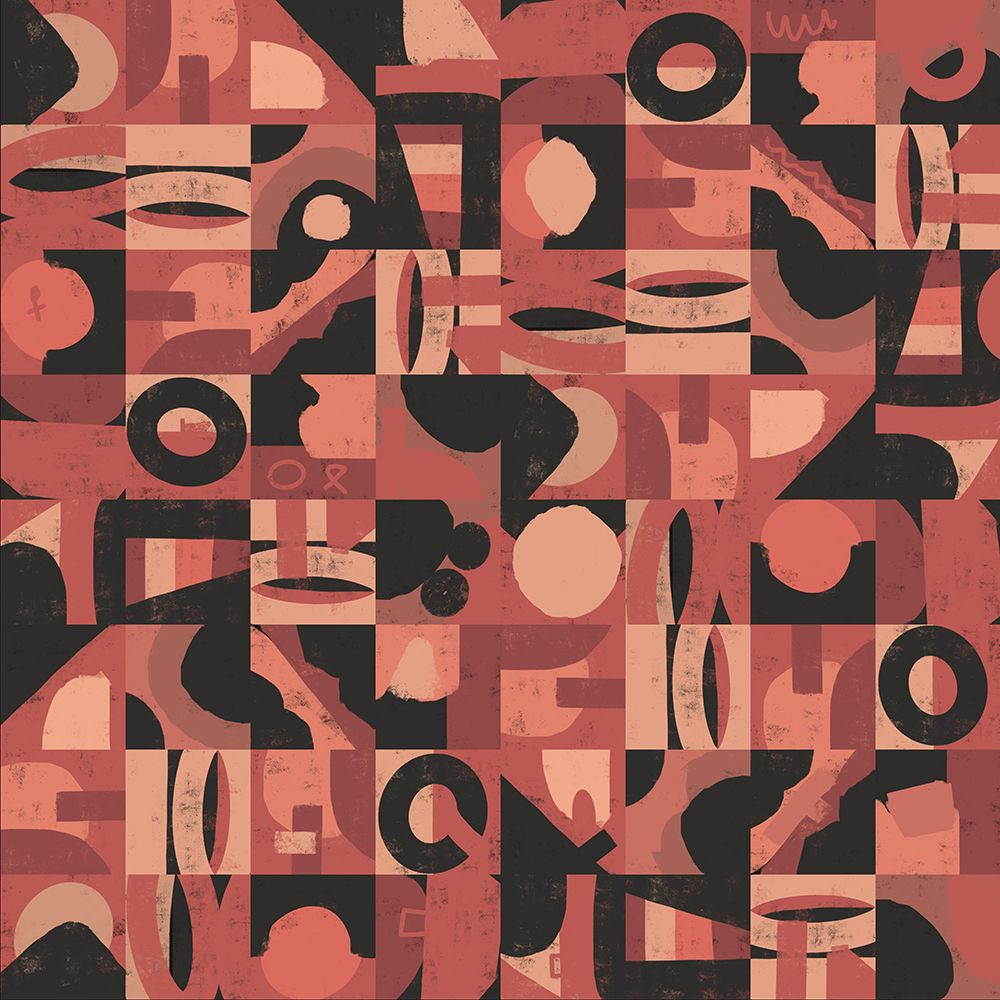 Mid Century Grid Pattern Nine art print by Little Dean for $57.95 CAD