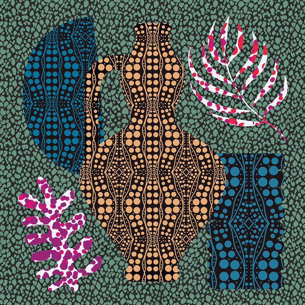 Mosaic Bohemian Composition art print by Little Dean for $57.95 CAD