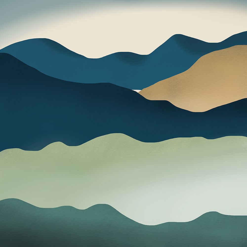 Whimsical Hills art print by Little Dean for $57.95 CAD