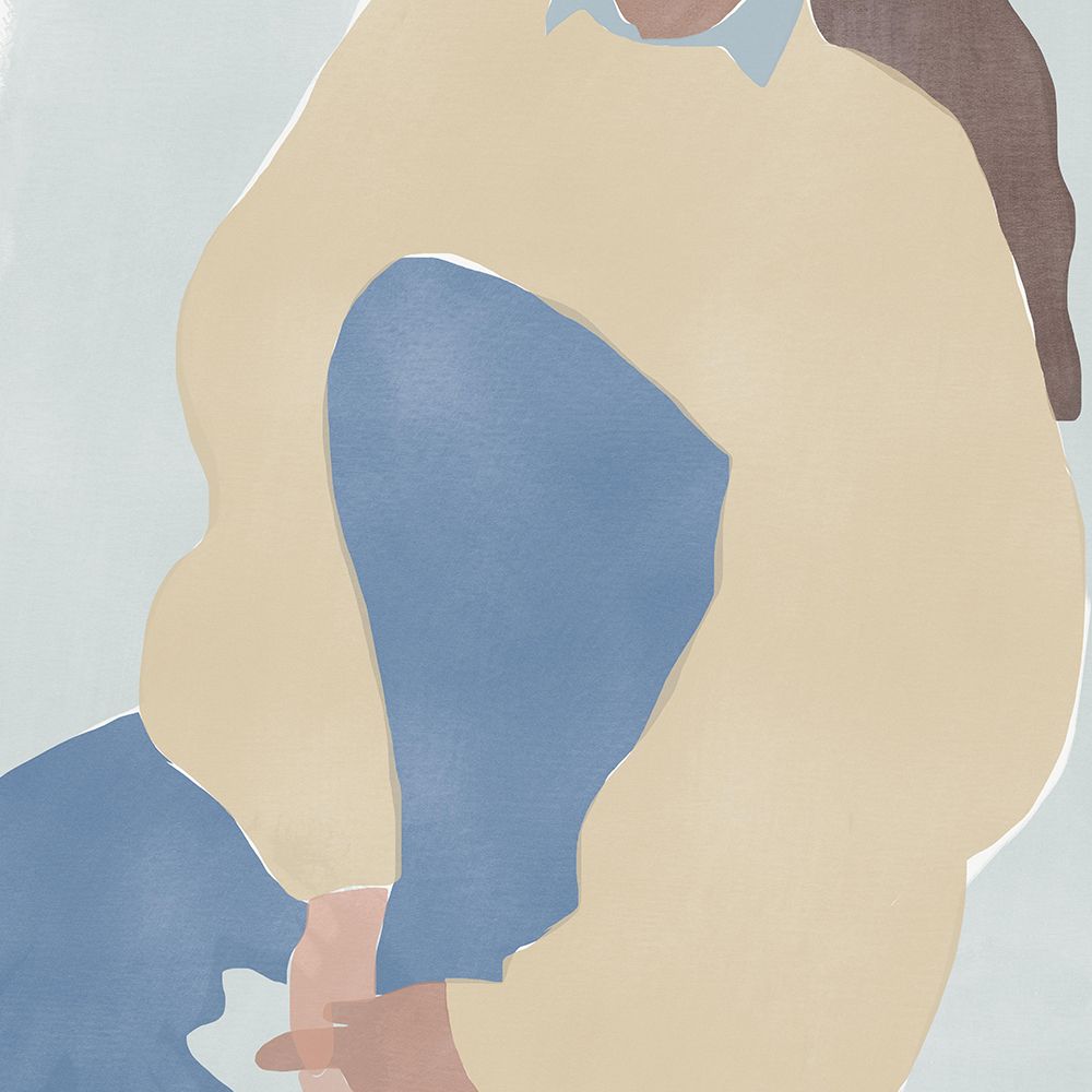 Oversized Sweater art print by Little Dean for $57.95 CAD
