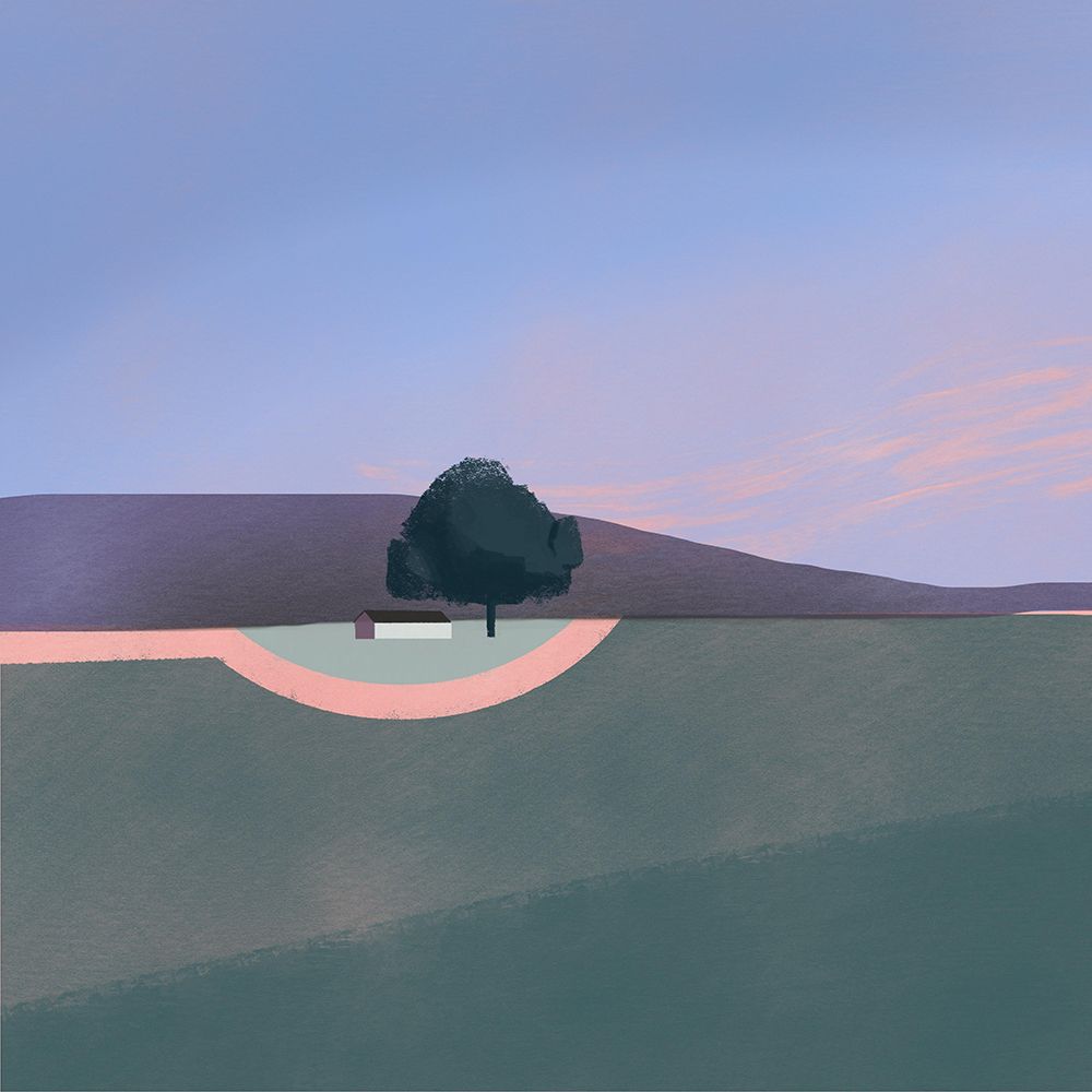 Quiet Barn art print by Little Dean for $57.95 CAD
