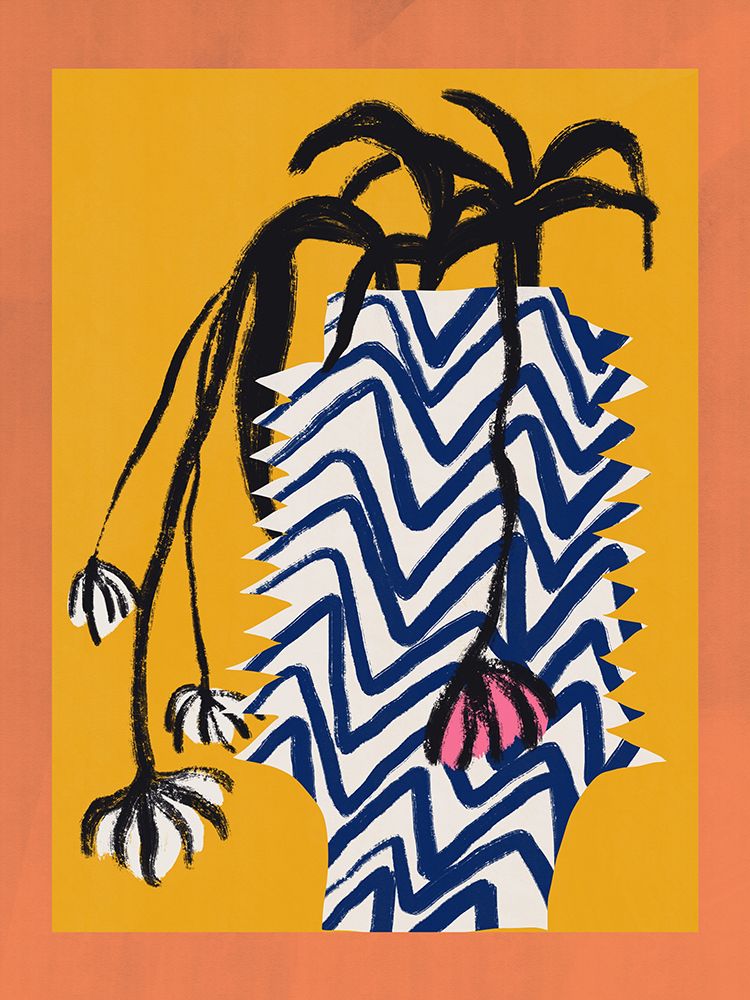 Spider Flower In Vase art print by Little Dean for $57.95 CAD