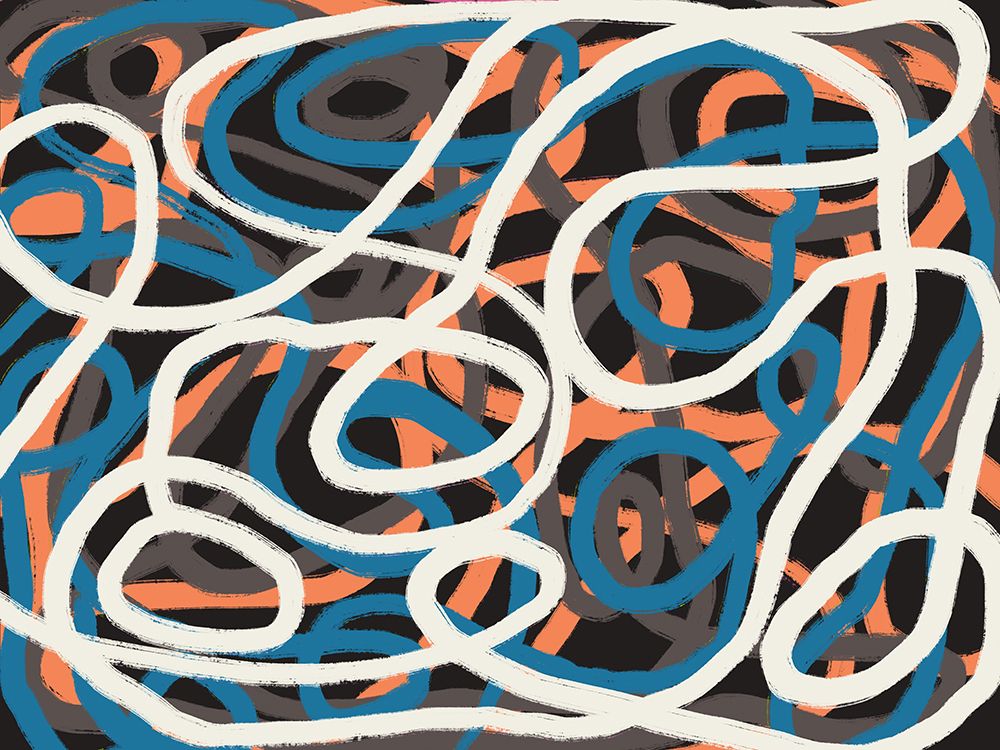 Strings Composition art print by Little Dean for $57.95 CAD