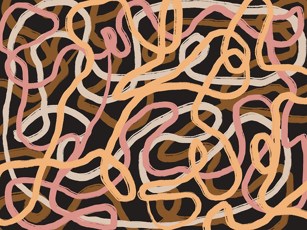 Strings Composition X2 art print by Little Dean for $57.95 CAD