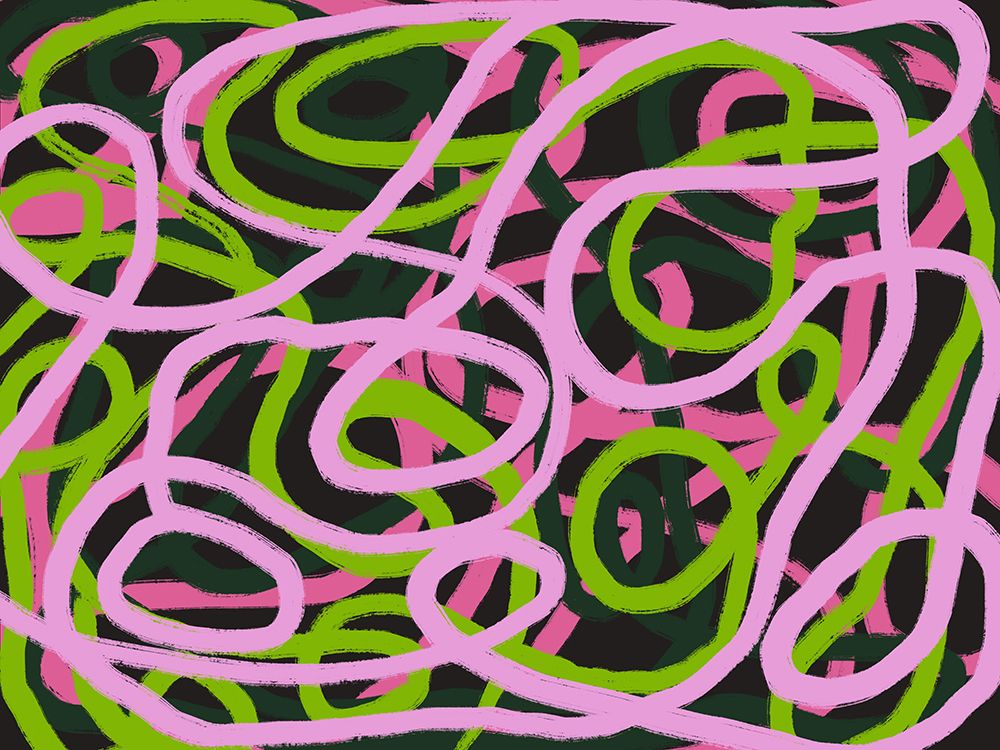 Strings Composition X3 art print by Little Dean for $57.95 CAD