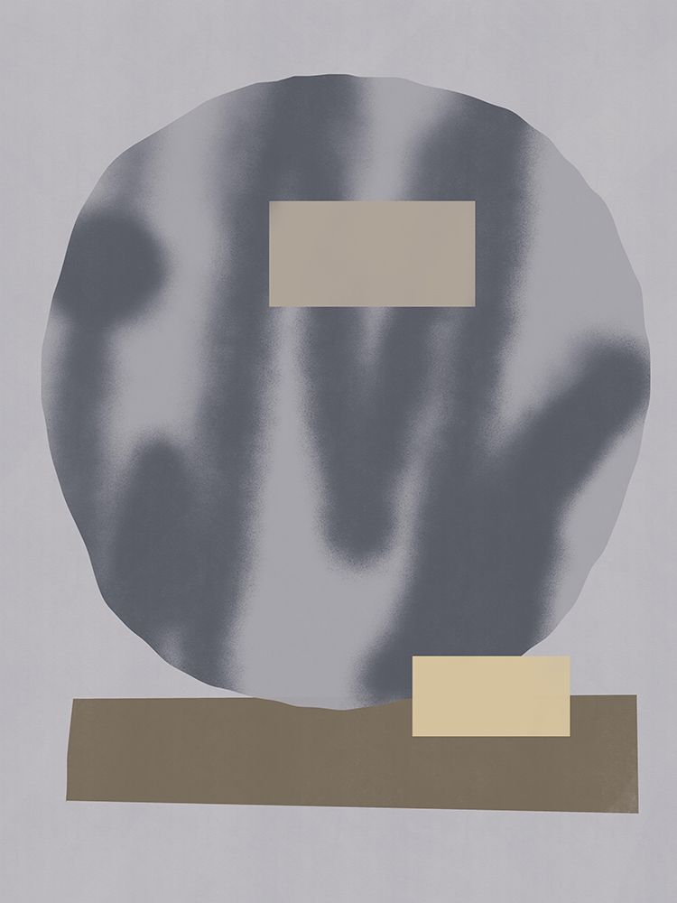 Geometric In Grey art print by Little Dean for $57.95 CAD