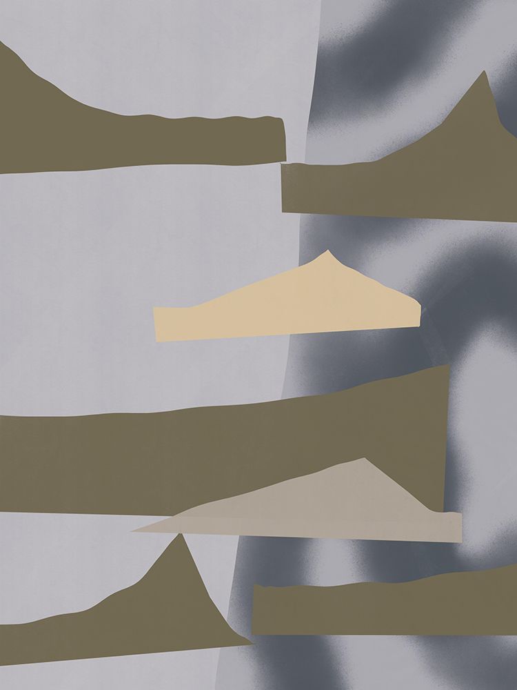 Geometric In Grey 04 art print by Little Dean for $57.95 CAD