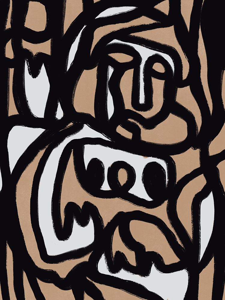 Bold Line Composition 03 art print by Little Dean for $57.95 CAD