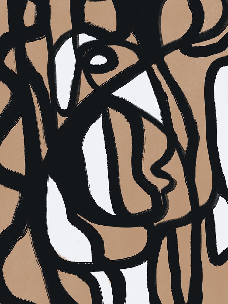 Bold line composition 04 art print by Little Dean for $57.95 CAD