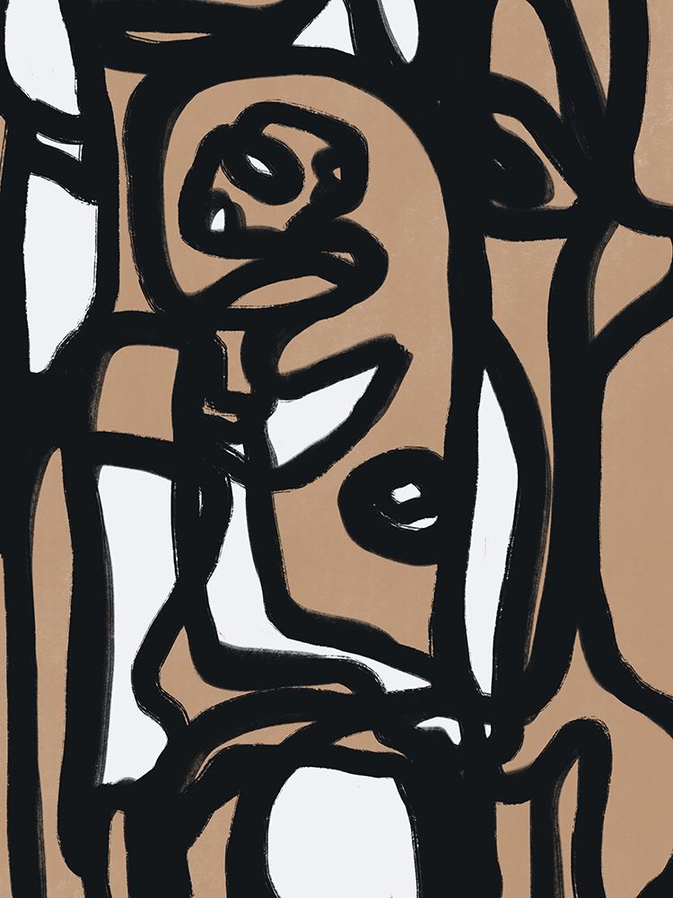 Bold Line Composition 05 art print by Little Dean for $57.95 CAD