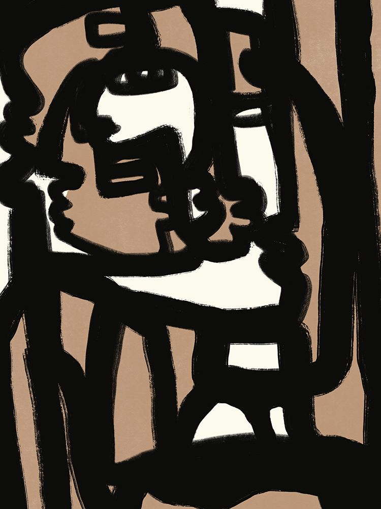Bold Line Composition 08 art print by Little Dean for $57.95 CAD