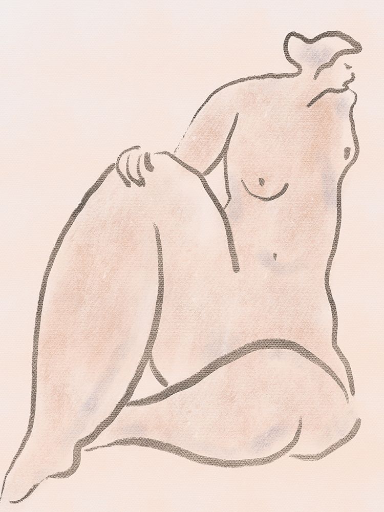 Pastel Nude art print by Little Dean for $57.95 CAD