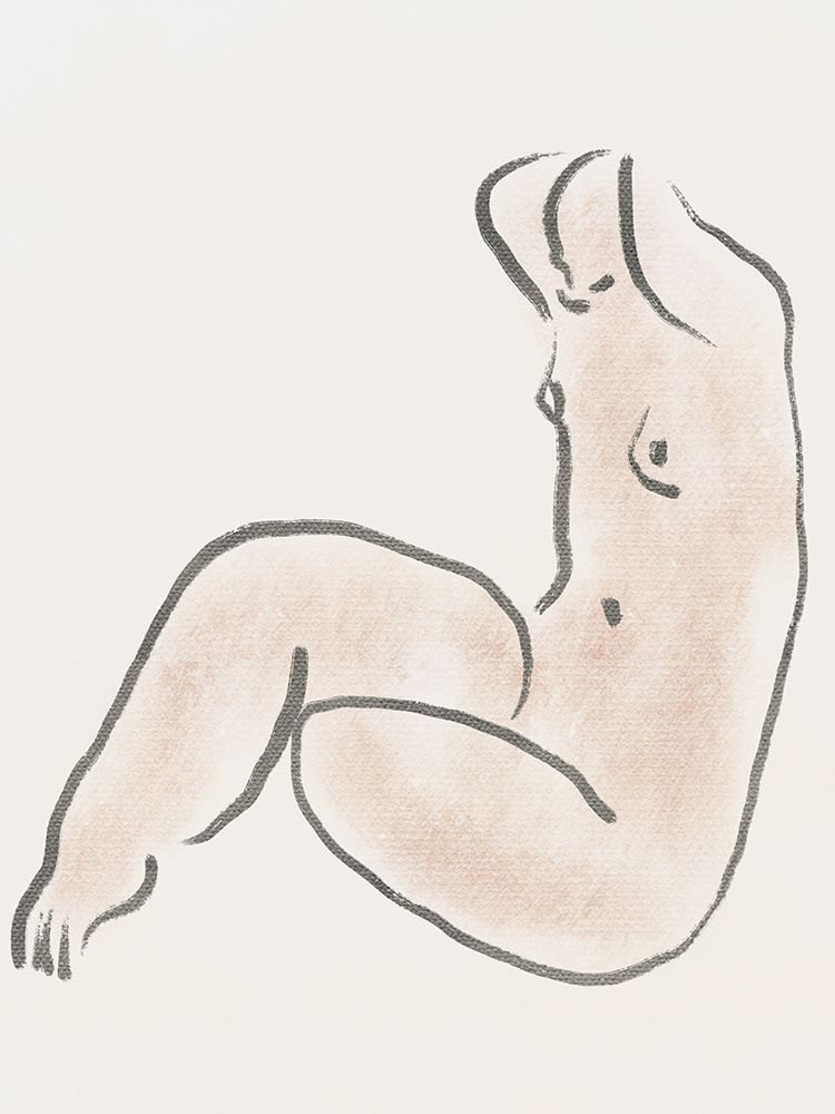 Pastel nude 02 art print by Little Dean for $57.95 CAD