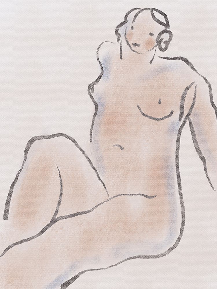 Pastel nude 03 art print by Little Dean for $57.95 CAD