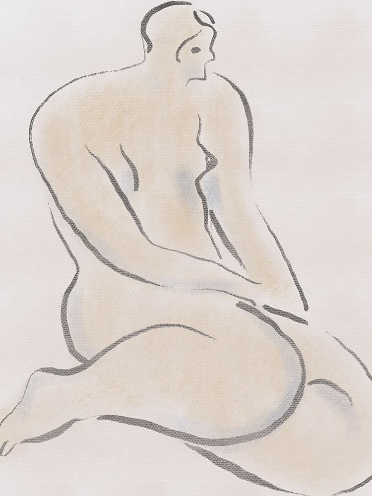 Pastel nude 04 art print by Little Dean for $57.95 CAD