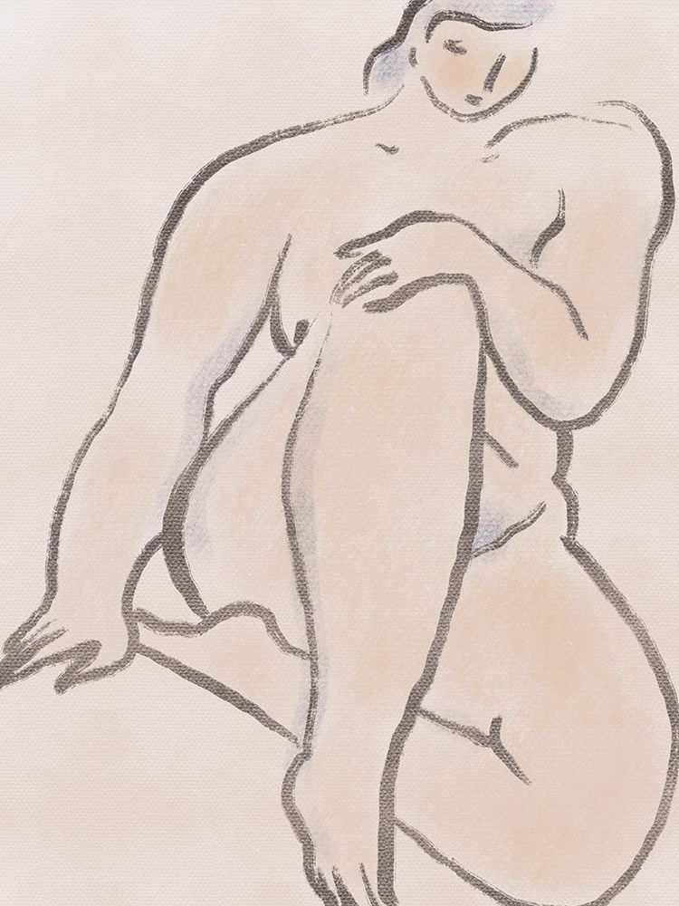 Pastel Nude 07 art print by Little Dean for $57.95 CAD