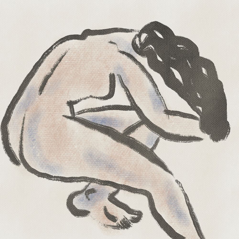 Pastel Nude 08 art print by Little Dean for $57.95 CAD