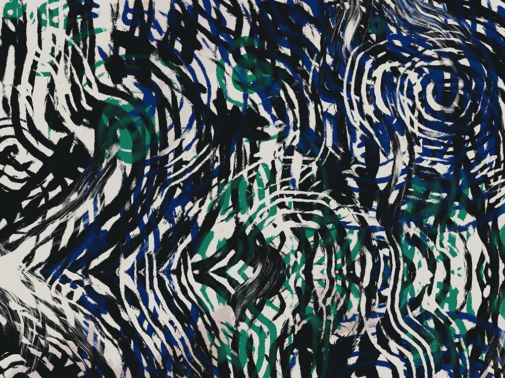 Ripples Abstract art print by Little Dean for $57.95 CAD