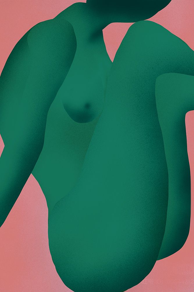 Color nude art print by Little Dean for $57.95 CAD