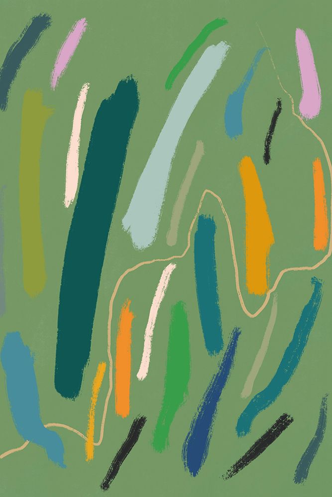 Color Strokes art print by Little Dean for $57.95 CAD