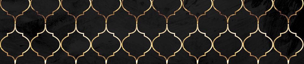 Moroccan wall mural black gold art print by Sarah Manovski for $57.95 CAD