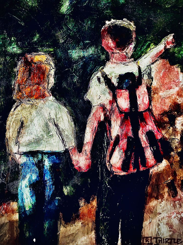 Brother and Sister art print by Robert Thirtle for $57.95 CAD