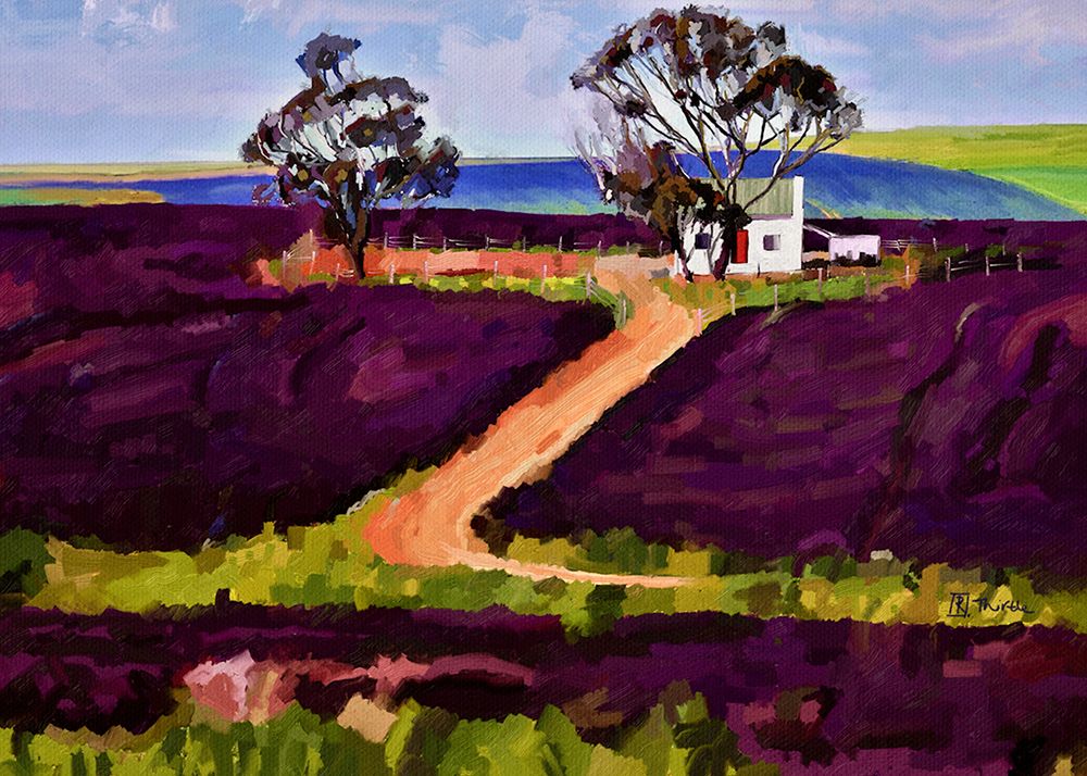 Lavender Fields art print by Robert Thirtle for $57.95 CAD