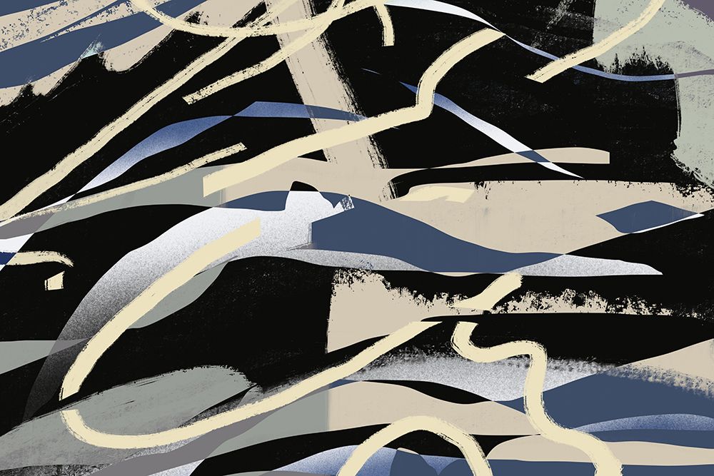 Abstract Mountain Range art print by Little Dean for $57.95 CAD