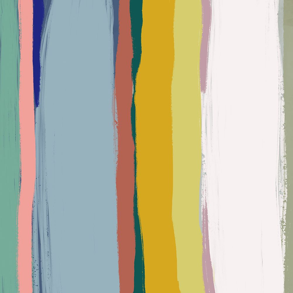 Color Stripe Arrangement art print by Little Dean for $57.95 CAD