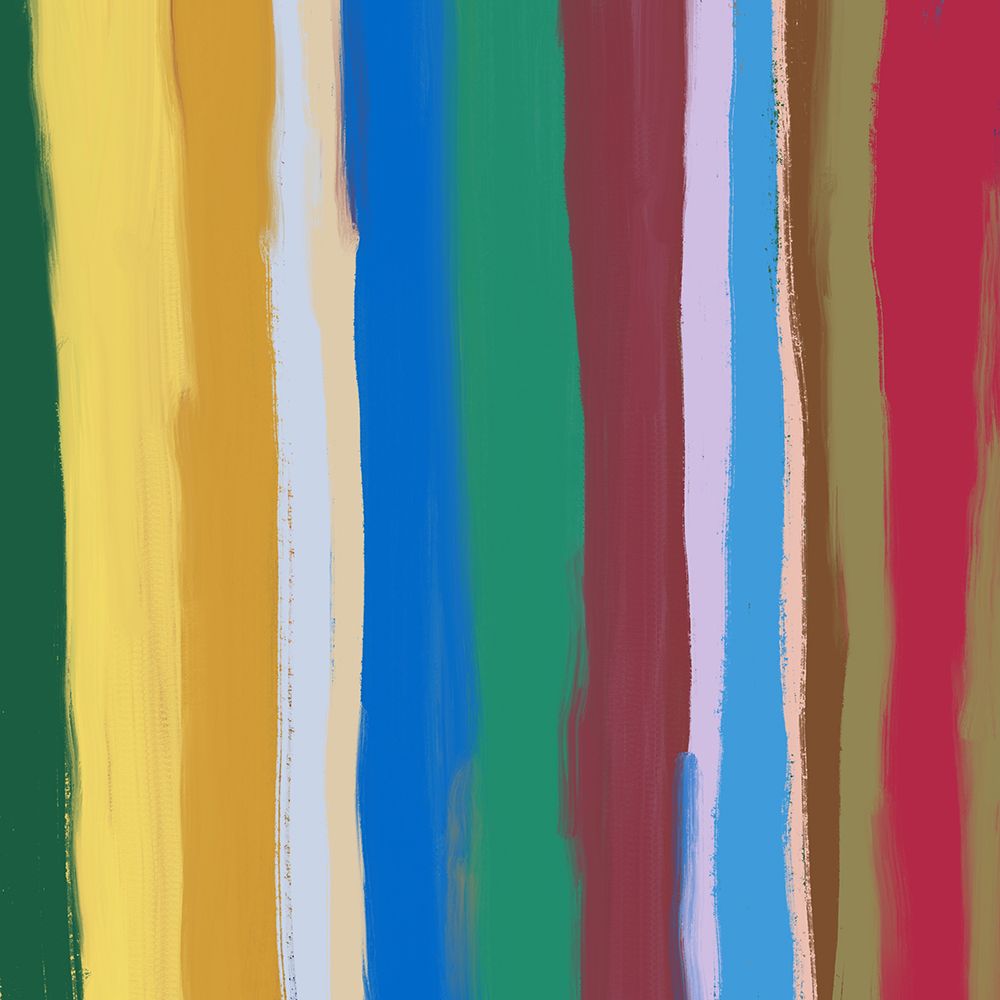 Color Stripe Arrangement 06 art print by Little Dean for $57.95 CAD