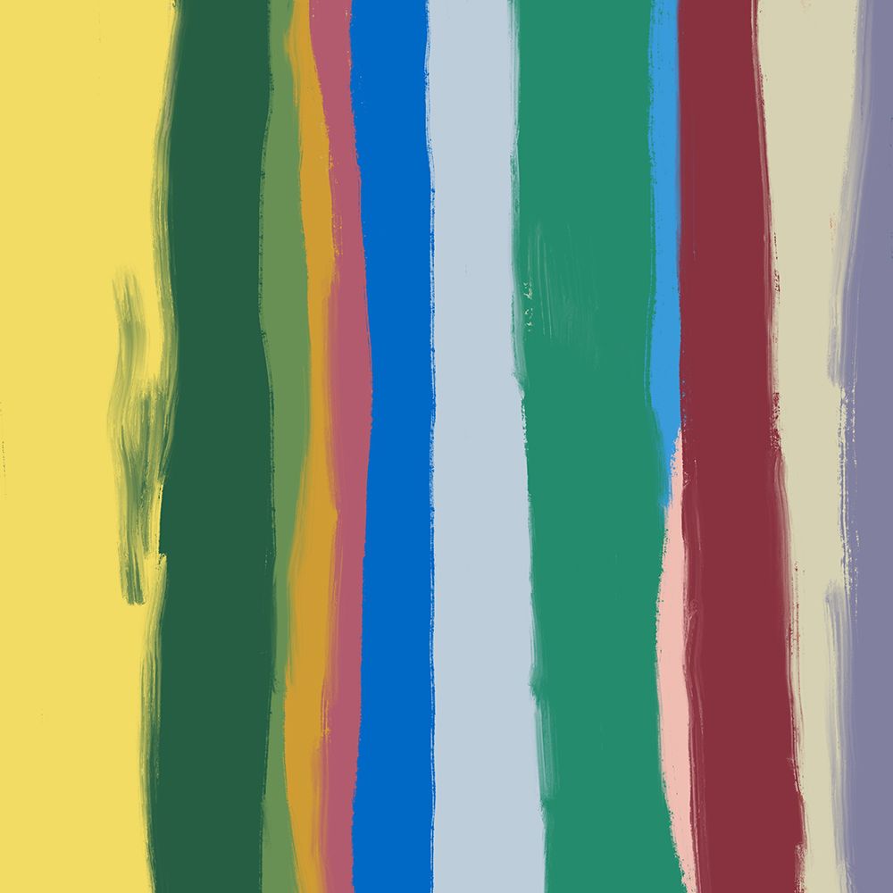 Color Stripe Arrangement 09 art print by Little Dean for $57.95 CAD