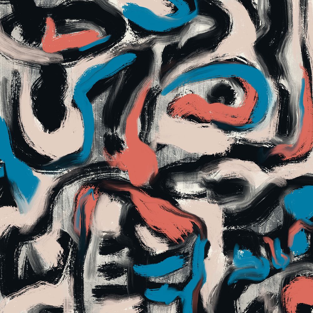 Ink And Oil Abstract art print by Little Dean for $57.95 CAD