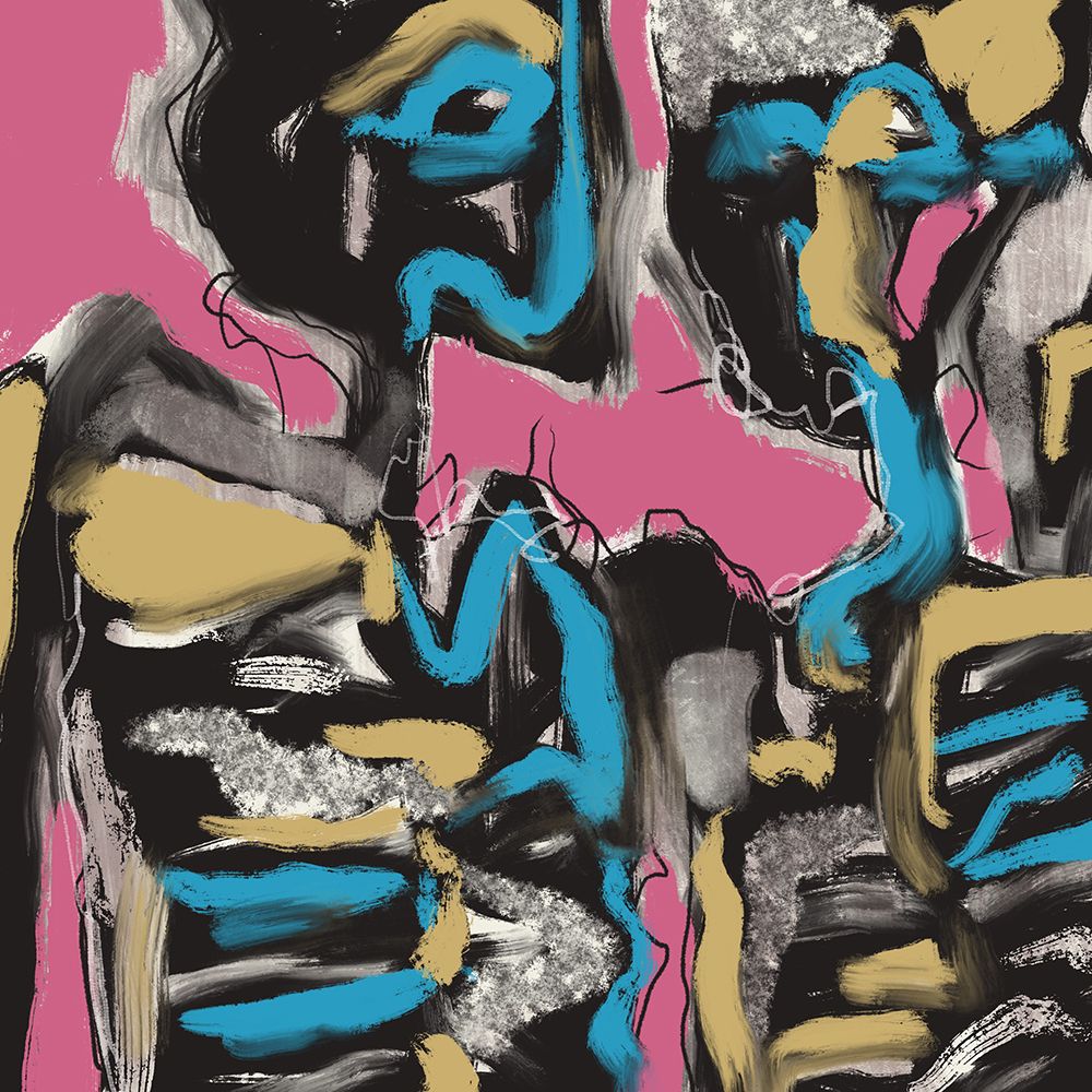 Ink And Oil Abstract 02 art print by Little Dean for $57.95 CAD