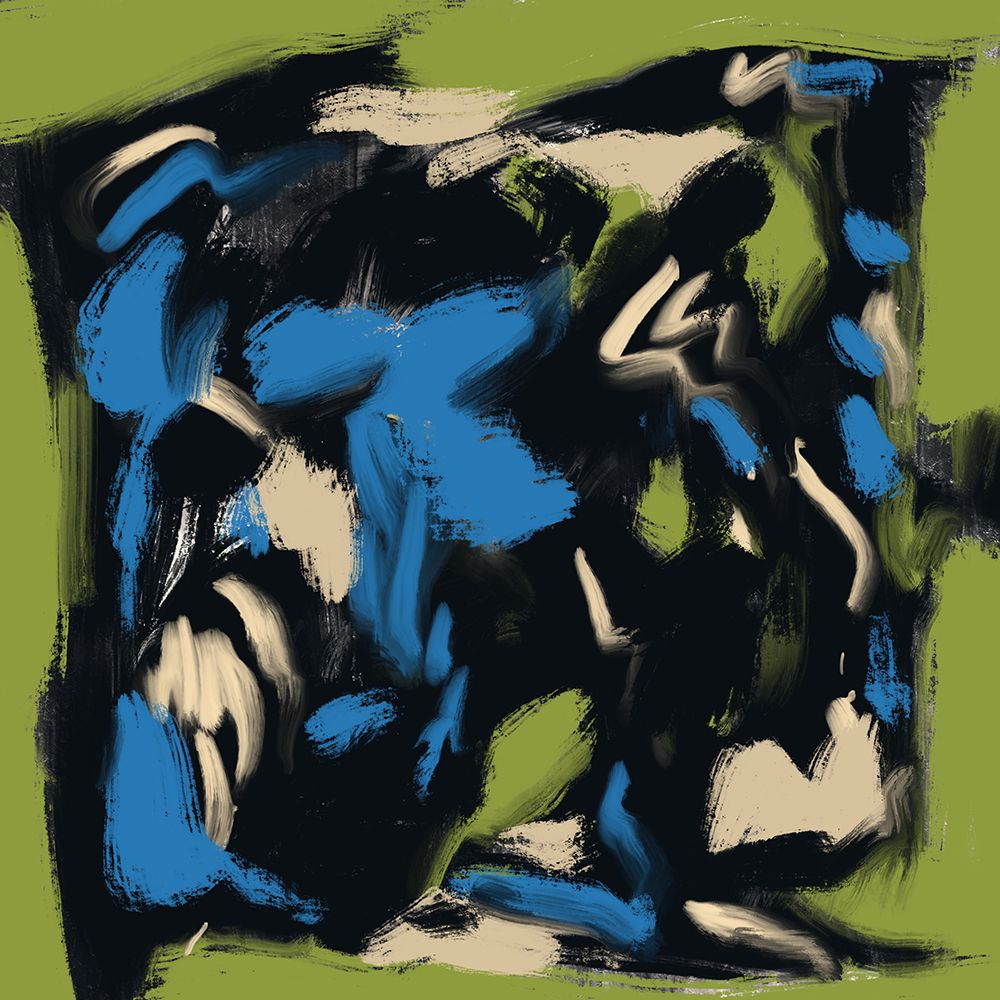 Ink And Oil Abstract 03 art print by Little Dean for $57.95 CAD