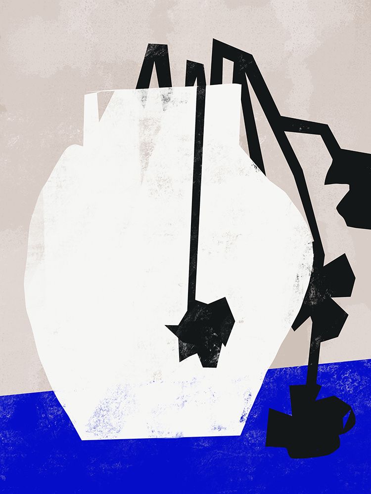 Huge White Vase art print by Little Dean for $57.95 CAD