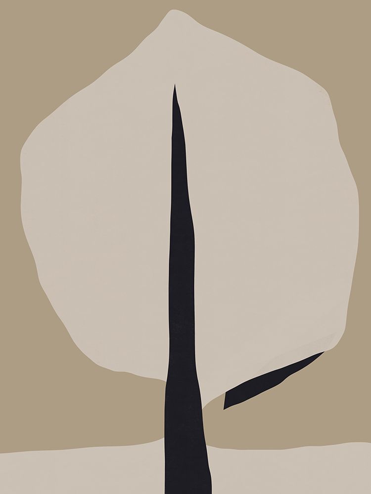 Minimal Tree Painting art print by Little Dean for $57.95 CAD