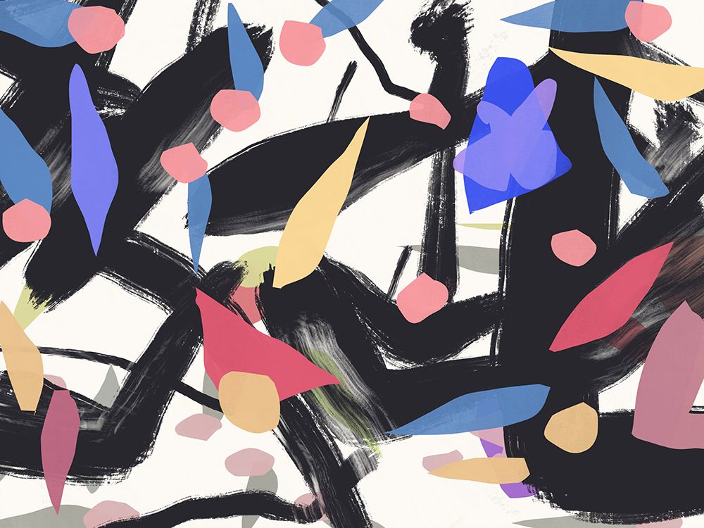 Colors in the forest 05 art print by Little Dean for $57.95 CAD