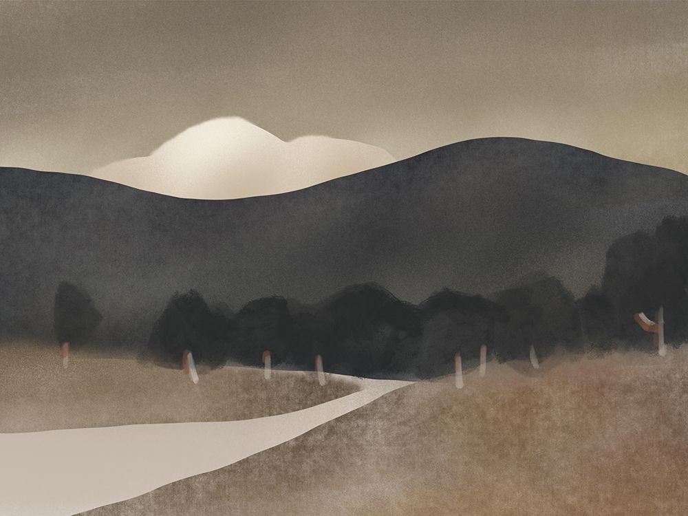 Dusty road art print by Little Dean for $57.95 CAD