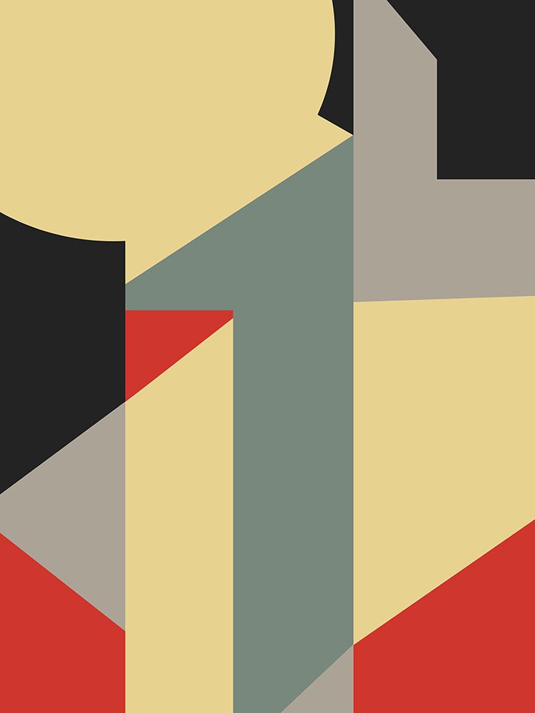 Retro Color Geometrical Design art print by Little Dean for $57.95 CAD