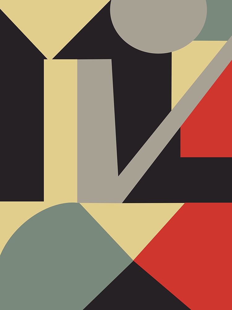 Retro Color Geometrical Design 03 art print by Little Dean for $57.95 CAD