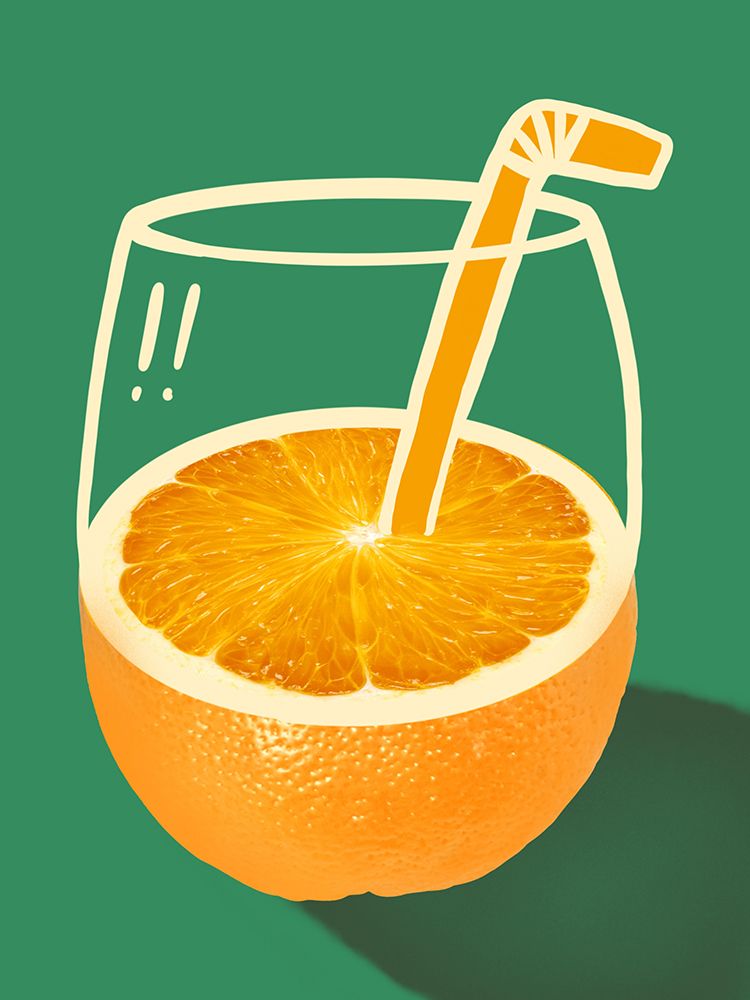 Orange Juice art print by Little Dean for $57.95 CAD