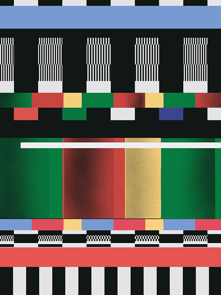 Glitch Abstract Artwork 10 art print by Little Dean for $57.95 CAD