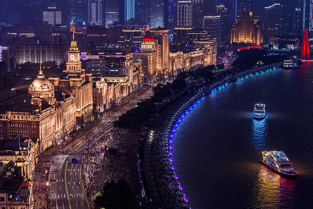 Shanghai Bund art print by Jason Jiang for $57.95 CAD