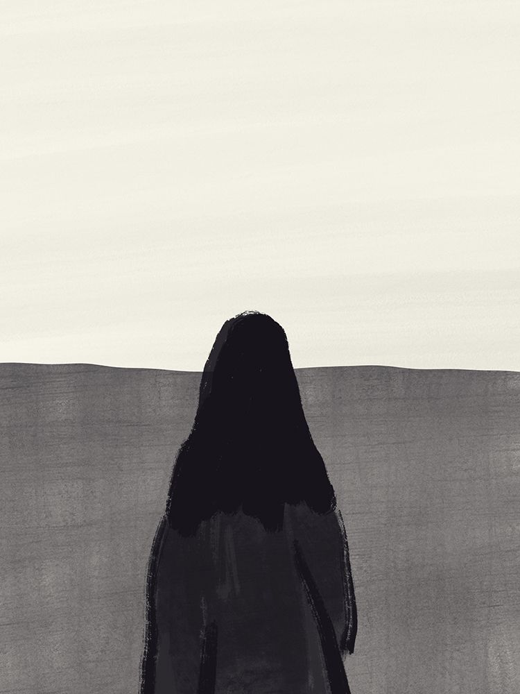 Lone Girl art print by Little Dean for $57.95 CAD