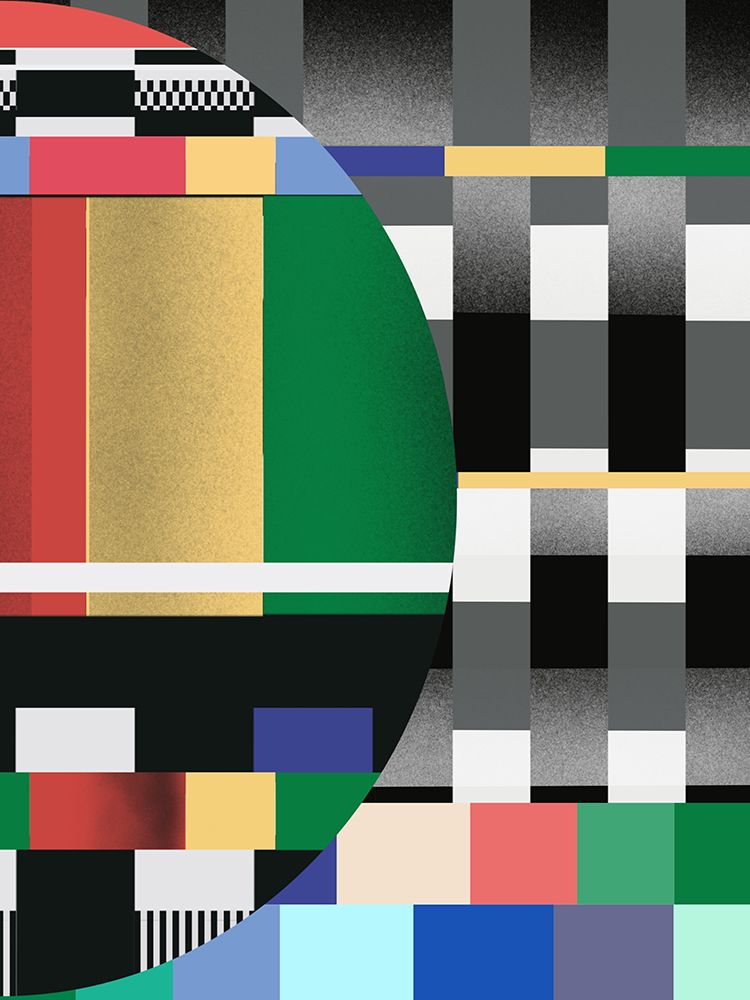 Glitch Abstract Artwork 02 art print by Little Dean for $57.95 CAD