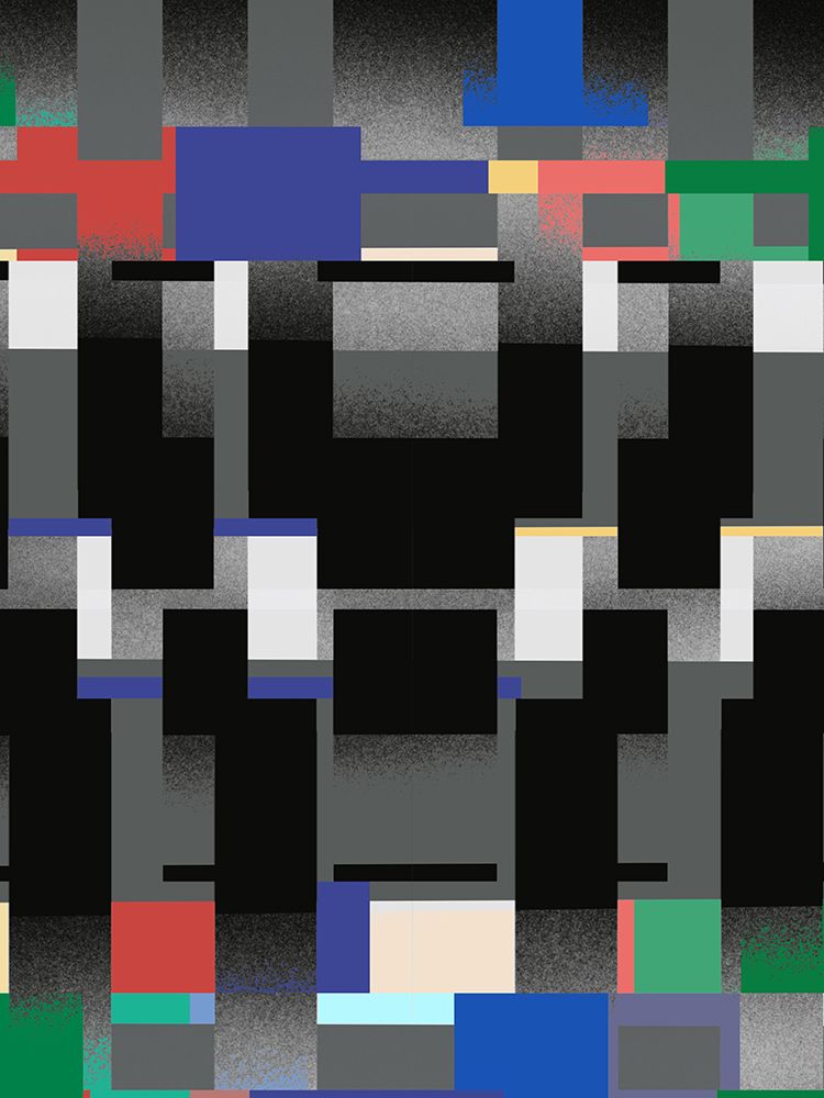 Glitch Abstract Artwork 03 art print by Little Dean for $57.95 CAD