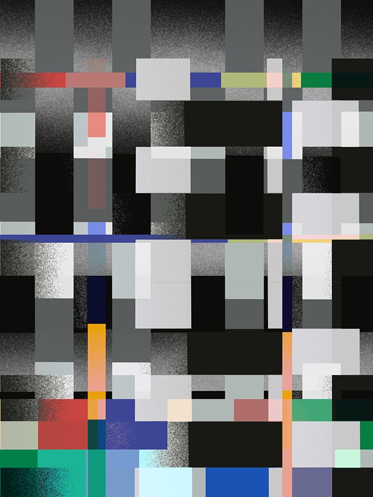 Glitch Abstract Artwork 05 art print by Little Dean for $57.95 CAD