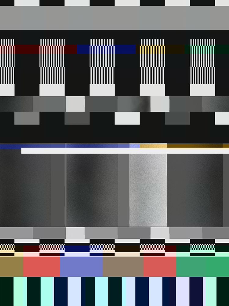 Glitch Abstract Artwork 07 art print by Little Dean for $57.95 CAD